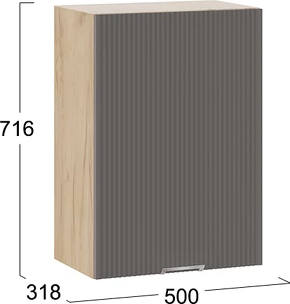 Шкаф навесной для кухни ТриЯ Кимберли 1ВВ5 с одной дверью
