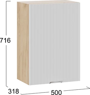 Шкаф навесной для кухни ТриЯ Кимберли 1ВВ5 с одной дверью