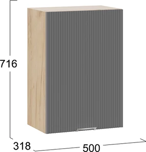 Шкаф навесной для кухни ТриЯ Кимберли 1ВВ5 с одной дверью