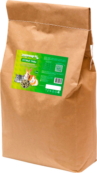 Корм для грызунов ЗООМир Луговые травы для грызунов кроликов - фото