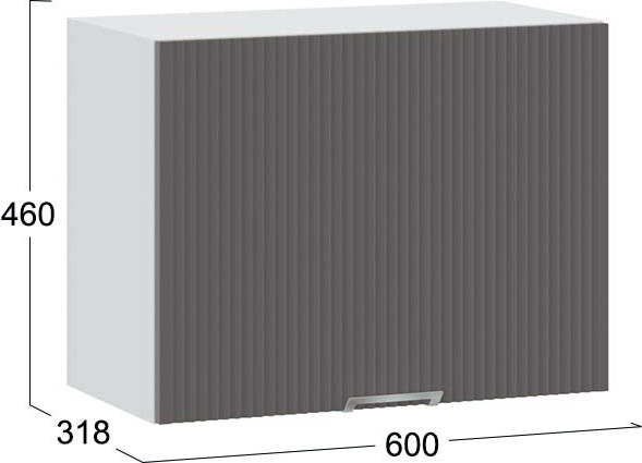 Шкаф под вытяжку ТриЯ Кимберли 1ВВ6Г с одной откидной дверью