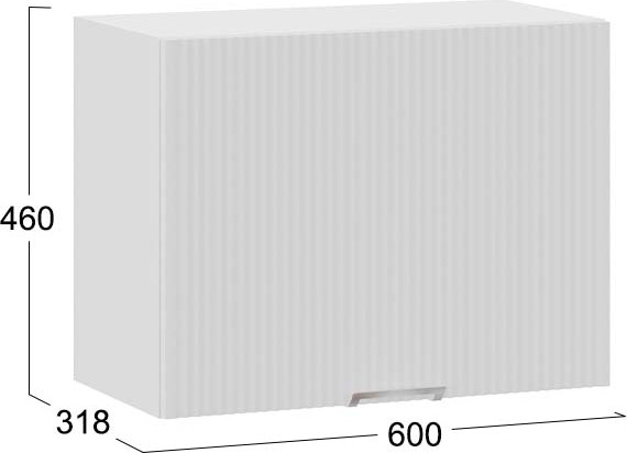 Шкаф под вытяжку ТриЯ Кимберли 1ВВ6Г с одной откидной дверью