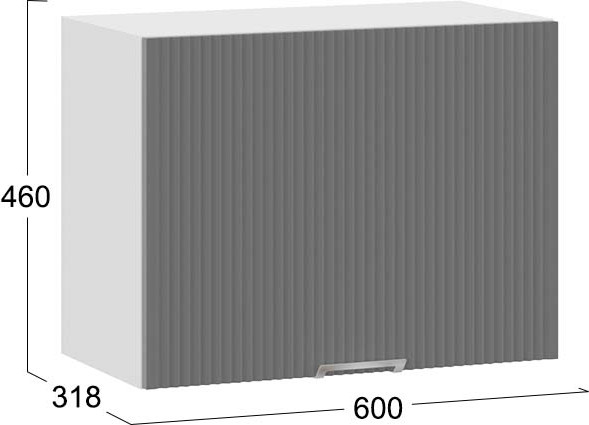 Шкаф под вытяжку ТриЯ Кимберли 1ВВ6Г с одной откидной дверью