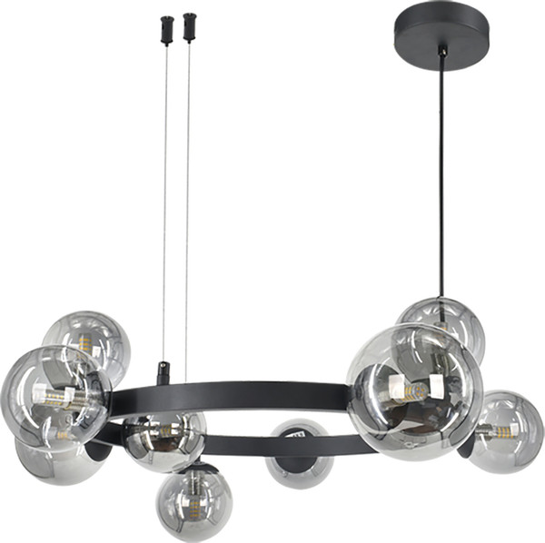 Потолочный светильник Mirastyle Cветильник XL-21003/15 BK+LSG - фото