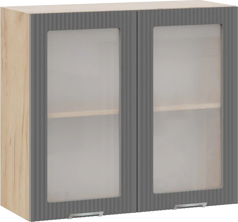 Шкаф навесной для кухни ТриЯ Кимберли 1ВВ8С с двумя дверьми - фото