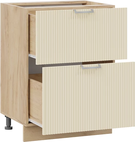 Шкаф-стол кухонный ТриЯ Кимберли 1Н8Я2 с двумя ящиками