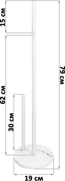Стойка для туалетной бумаги El Casa 240626