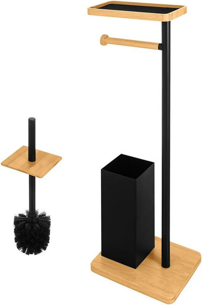 Стойка для туалетной бумаги с ершиком El Casa 240627 - фото