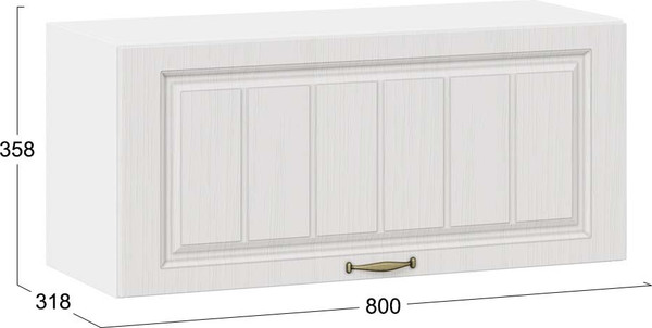 Шкаф навесной для кухни ТриЯ Лина 1В8Г с одной откидной дверью