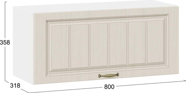 Шкаф навесной для кухни ТриЯ Лина 1В8Г с одной откидной дверью