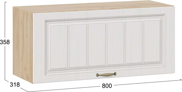 Шкаф навесной для кухни ТриЯ Лина 1В8Г с одной откидной дверью