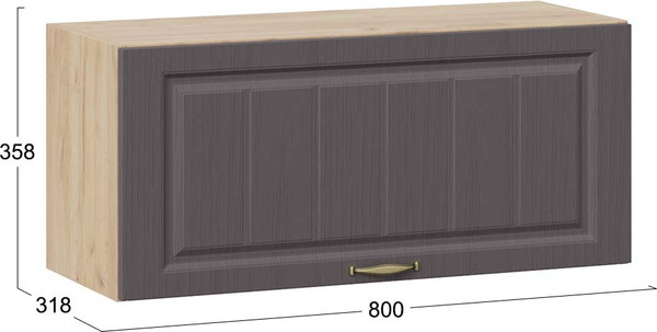 Шкаф навесной для кухни ТриЯ Лина 1В8Г с одной откидной дверью