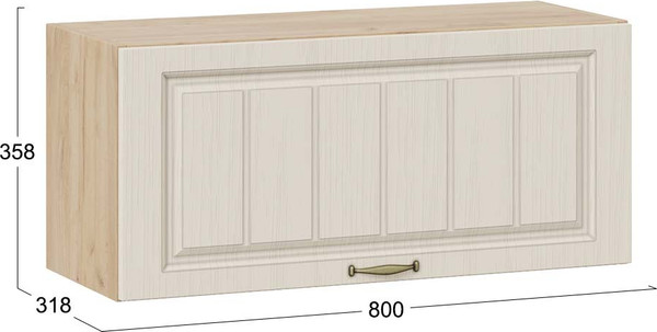 Шкаф навесной для кухни ТриЯ Лина 1В8Г с одной откидной дверью