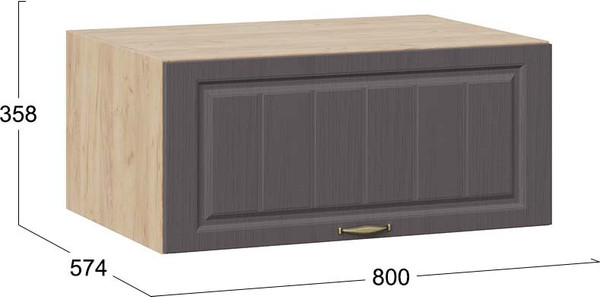 Шкаф навесной для кухни ТриЯ Лина 1В8ГП с одной откидной дверью