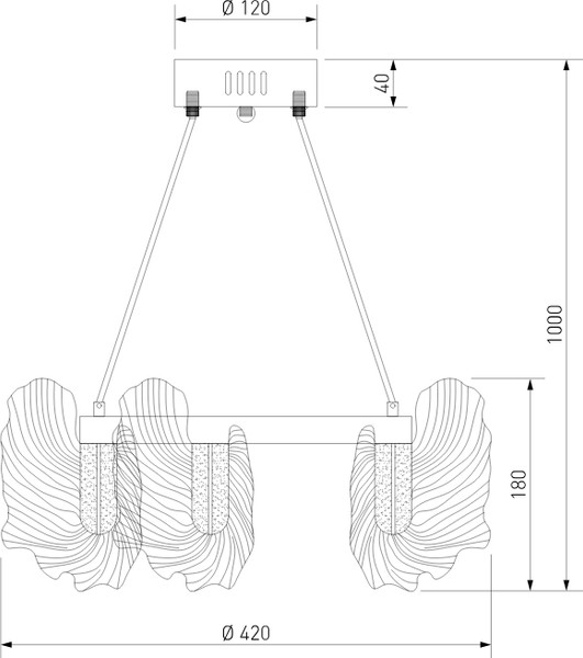 Потолочный светильник Bogate's 91140
