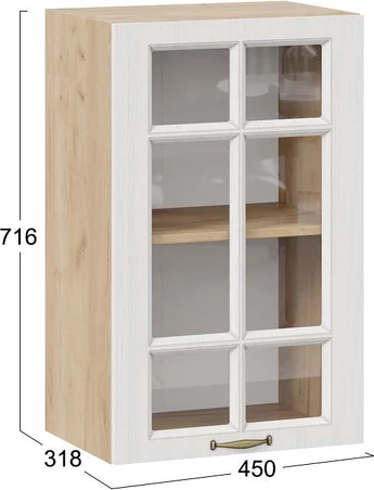 Шкаф навесной для кухни ТриЯ Лина 1ВВ45С с одной дверью