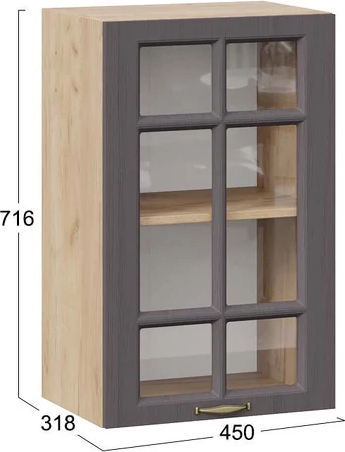 Шкаф навесной для кухни ТриЯ Лина 1ВВ45С с одной дверью