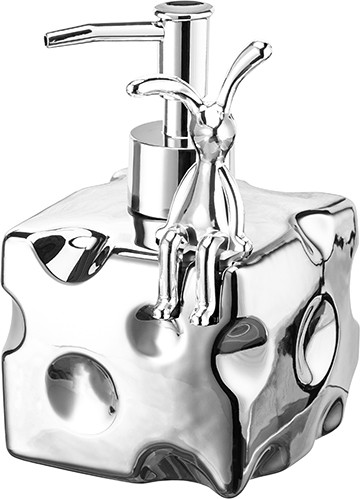 Дозатор для жидкого мыла Elan Gallery Сыр Кролик / 990760 - фото