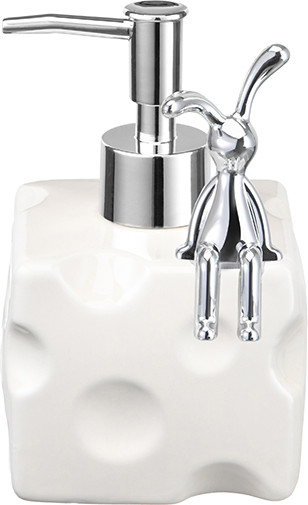 Дозатор для жидкого мыла Elan Gallery Сыр Кролик / 990761