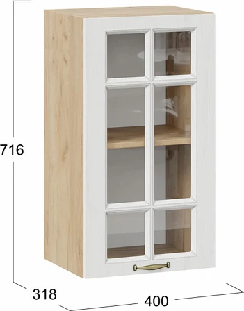 Шкаф навесной для кухни ТриЯ Лина 1ВВ4С с одной дверью