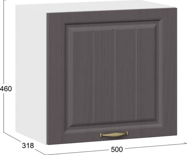 Шкаф навесной для кухни ТриЯ Лина 1ВВ5Г с одной откидной дверью