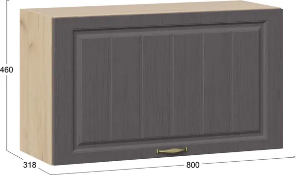 Шкаф навесной для кухни ТриЯ Лина 1ВВ8Г с одной откидной дверью