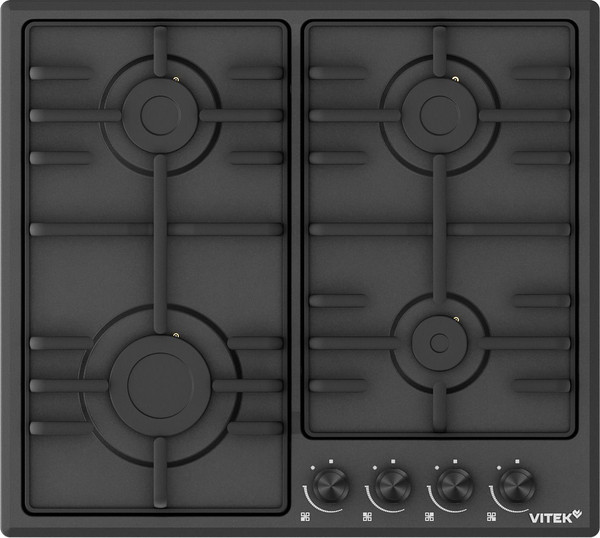 Газовая варочная панель Vitek VGH 6410 MBK - фото