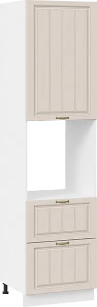 Шкаф-пенал кухонный ТриЯ Лина 1П6Я2 с одной дверью и двумя ящиками - фото