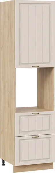 Шкаф-пенал кухонный ТриЯ Лина 1П6Я2 с одной дверью и двумя ящиками - фото