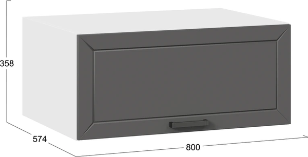 Шкаф под вытяжку ТриЯ Лорас 1В8Г с одной откидной дверью