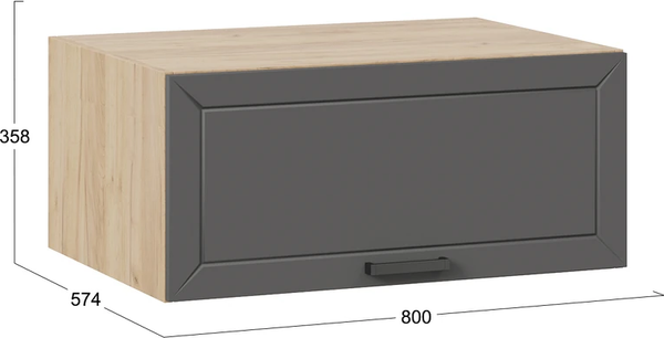 Шкаф под вытяжку ТриЯ Лорас 1В8Г с одной откидной дверью