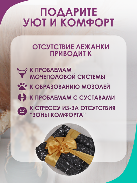 Лежанка для животных BIO-LINE 40x50x15 / LDZ