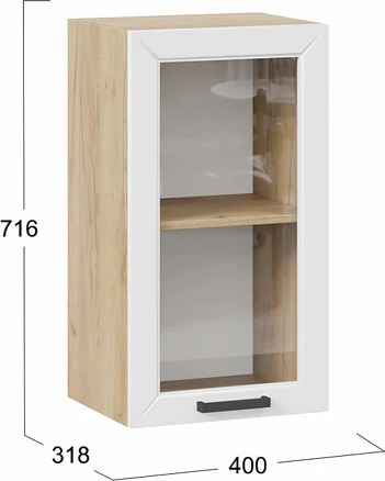 Шкаф навесной для кухни ТриЯ Лорас 1ВВ45С с одной дверью