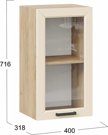 Шкаф навесной для кухни ТриЯ Лорас 1ВВ45С с одной дверью