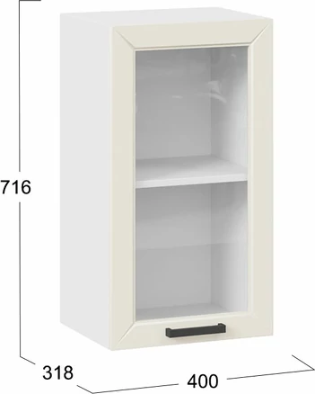 Шкаф навесной для кухни ТриЯ Лорас 1ВВ4С с одной дверью