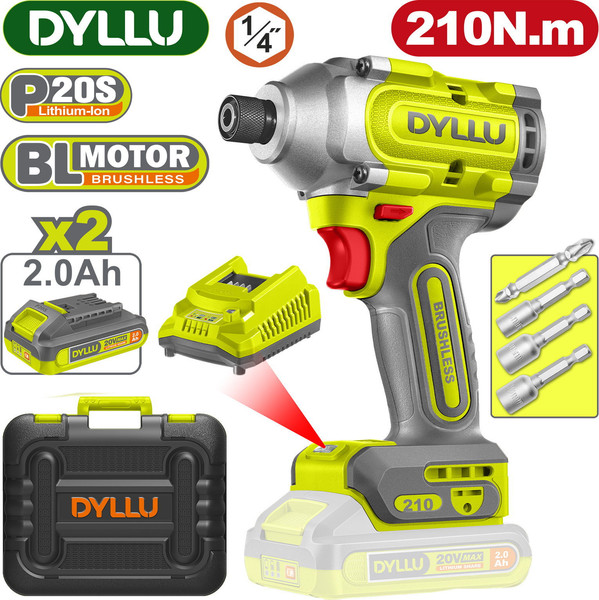 Аккумуляторный шуруповерт DYLLU DTCD2B21