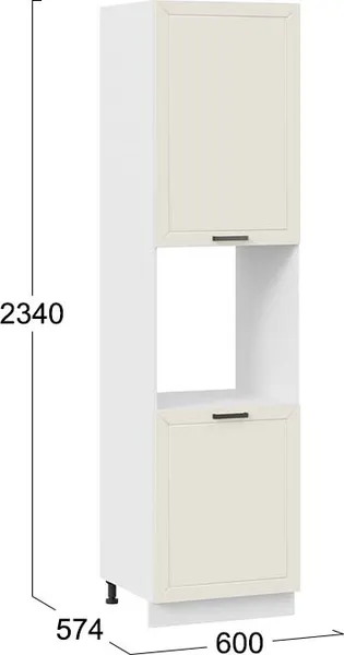 Шкаф-пенал кухонный ТриЯ Лорас 1ПВ6 с двумя дверями