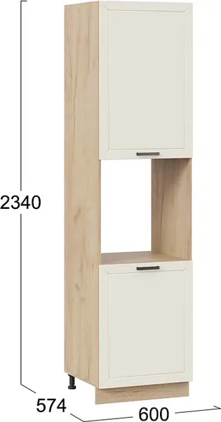 Шкаф-пенал кухонный ТриЯ Лорас 1ПВ6 с двумя дверями