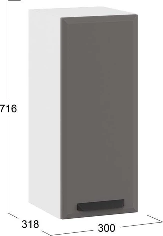 Шкаф навесной для кухни ТриЯ Тиана 1ВВ3 с одной дверью