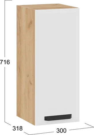 Шкаф навесной для кухни ТриЯ Тиана 1ВВ3 с одной дверью