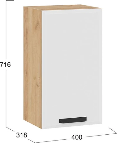 Шкаф навесной для кухни ТриЯ Тиана 1ВВ4 с одной дверью