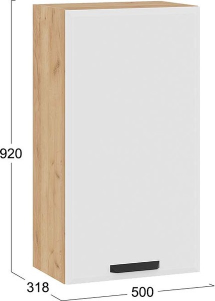 Шкаф навесной для кухни ТриЯ Тиана 1ВВ5 с одной дверью