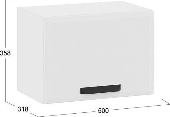 Шкаф навесной для кухни ТриЯ Тиана 1ВВ5Г с одной откидной дверью