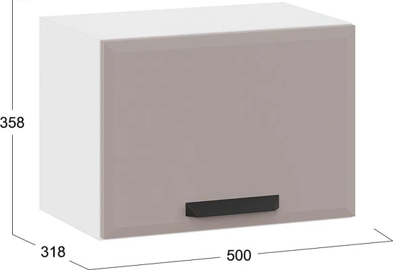 Шкаф навесной для кухни ТриЯ Тиана 1ВВ5Г с одной откидной дверью