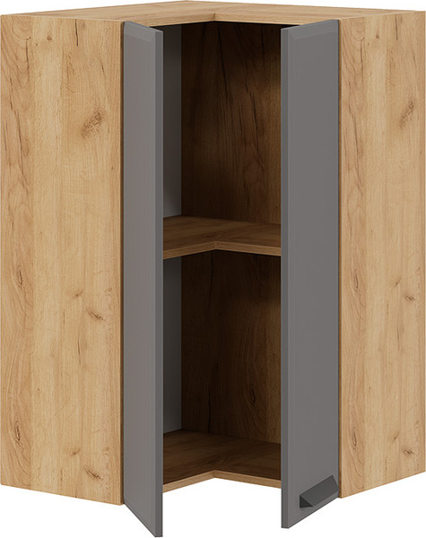 Шкаф навесной для кухни ТриЯ Тиана 1ВВ6УП угловой прямой