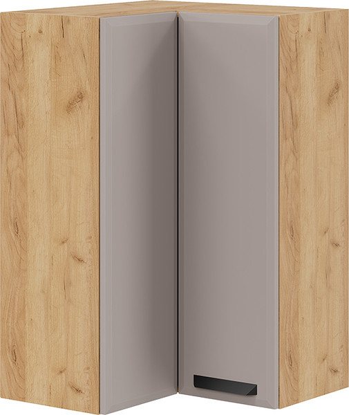 Шкаф навесной для кухни ТриЯ Тиана 1ВВ6УП угловой прямой - фото