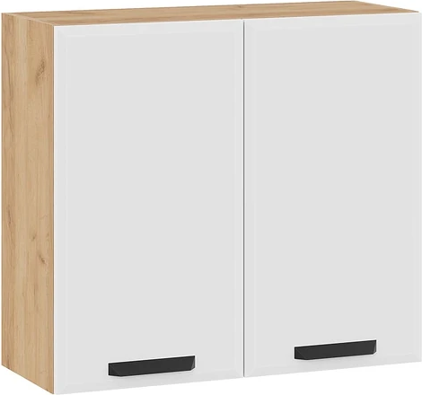 Шкаф навесной для кухни ТриЯ Тиана 1ВВ8 с двумя дверьми - фото