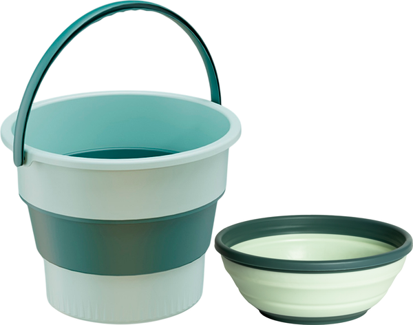 Складное ведро Sundays Среднее / TBD0603930501C со складной миской - фото