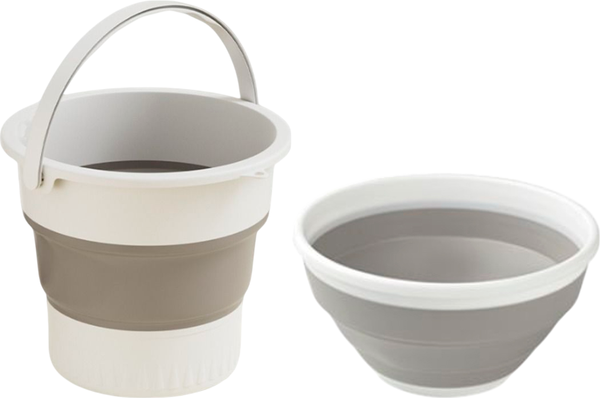 Складное ведро Sundays Среднее / TBD0603930501D со складной миской - фото