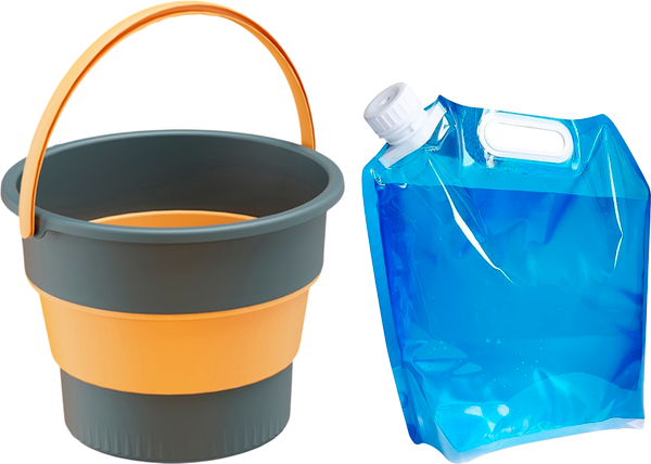 Складное ведро Sundays Среднее / TBD0603930501A со складной канистрой - фото